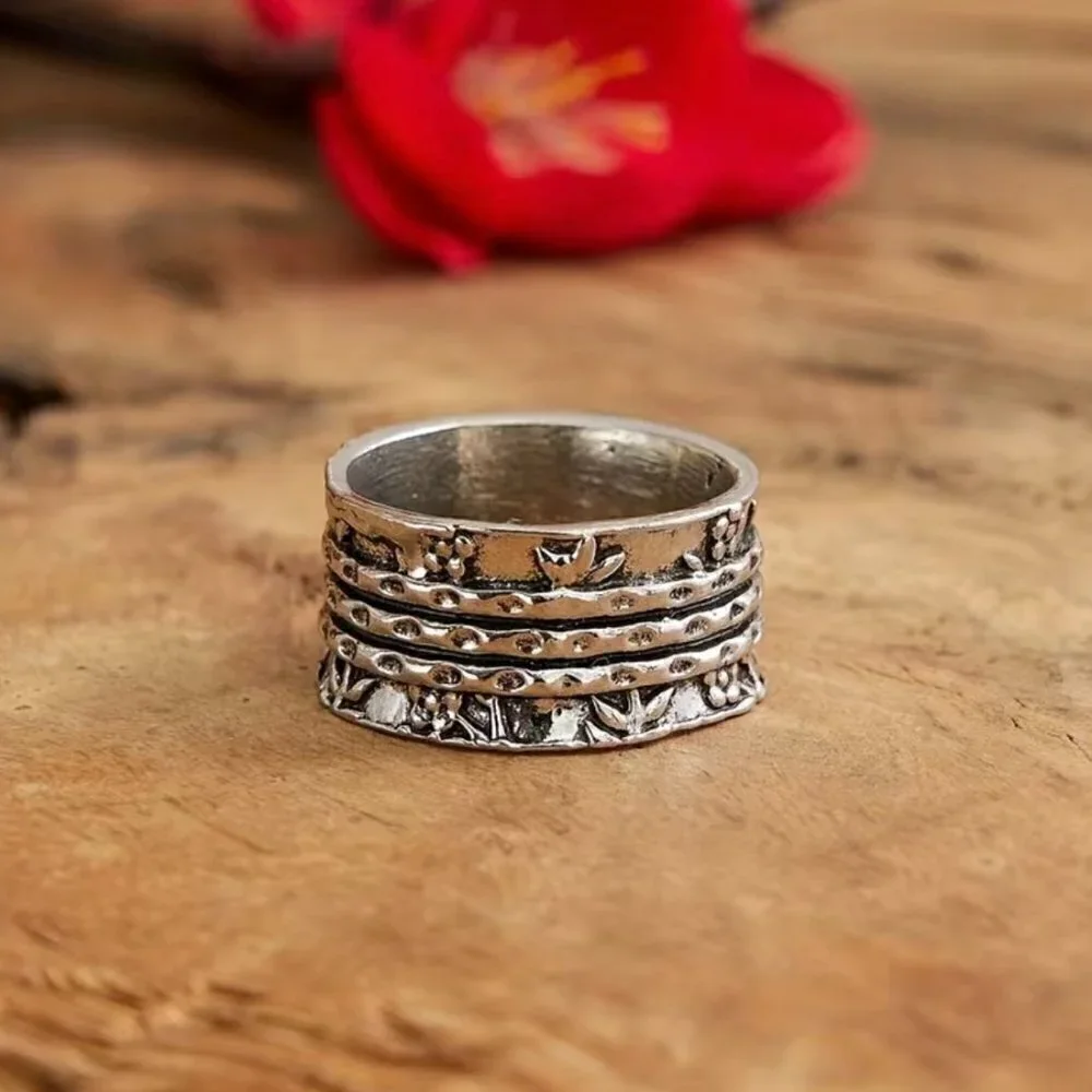 Bumble Bee Boho Two Tone Ring #1160 - Picture 6 of 8
